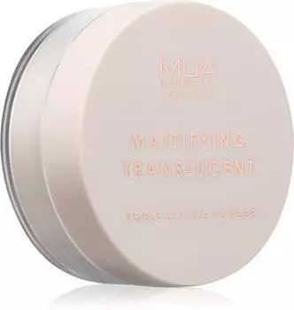 MUA Makeup Academy Матовая прозрачная рассыпчатая пудра с матовым эффектом TU прозрачный