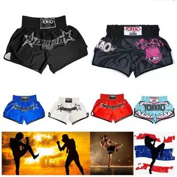 Муай Тай, кикбоксинг, ММА UFC, бокс, боевые шорты для боевых искусств, эластичные штаны для тренировок, бега, фитнеса, тренировок в тренажерном зале