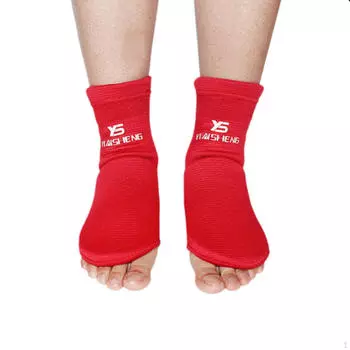 Muay Thai Поддерживающие бинты для лодыжек Носки-фиксаторы Тренировочное снаряжение Защита стопы Защитные брекеты Red S