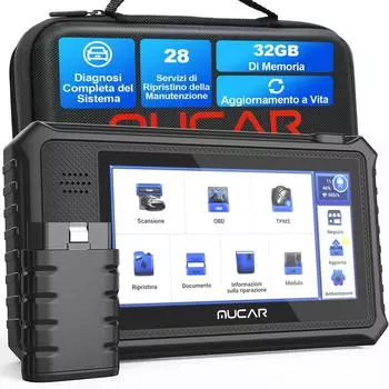 MUCAR VO6 OBD2 Сканер 28 специальных функций 2023 Новый инструмент двунаправленного сканирования Полная система Автомобильный диагностический сканер считыватель кодов