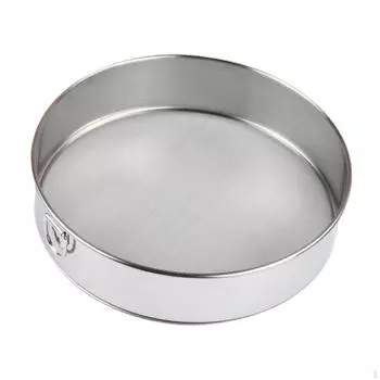 Мучной дуршлаг из нержавеющей стали сито мини многофункциональный легкий чай для выпечки 15.5cmx5.2cm