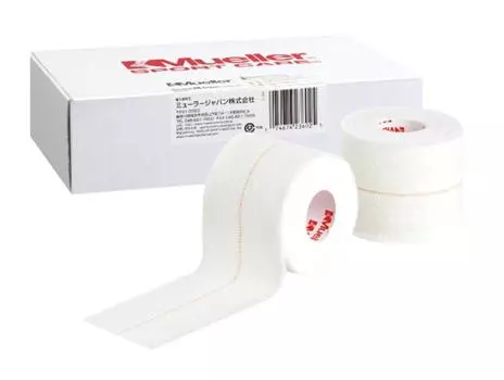 Mueller Stretch Mtape Premium 51 мм фиксирующая эластичная лента, маленькая упаковка 23602, белая, 51 мм [6 шт.] белый