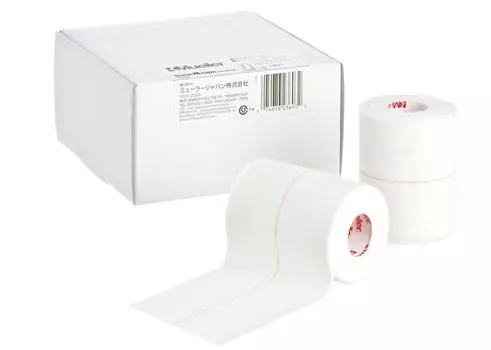 Mueller Stretch Mtape Premium 76 мм эластичная фиксирующая лента, маленькая упаковка 23603, белая, 76 мм [4 шт.] белый