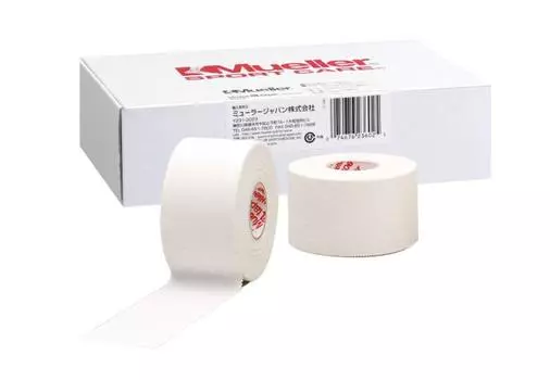Mueller White Tape Cotton Tape White Pro Tape Width 38mm Tape Length Small Pack Nonporous processing with enhanced adhesive Edge structure that can be белый