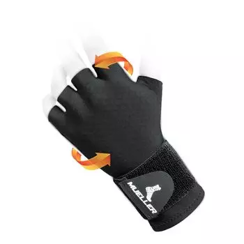 Mueller Wrist Support Tendinitis Тонкие компрессионные перчатки 67987 чёрный