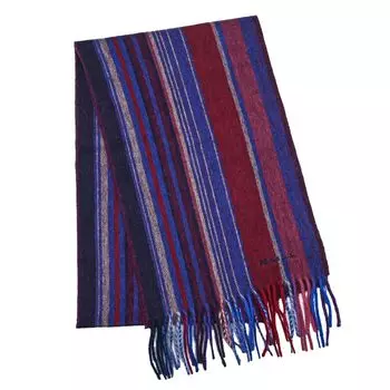 Шарф-кашне PS Reversible Torrent Stripe Lambswool Red Multicolor 150K N074 28 UK [Paul Smith] 100% мужской [Товар]