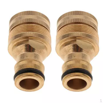 Муфта латунная для быстрого соединения садового шланга 3/4