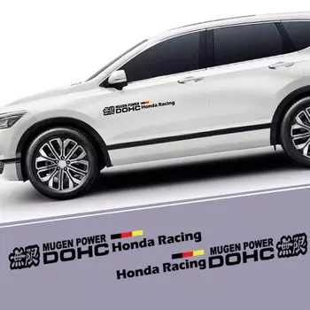 Mugen Honda Универсальная наклейка на кузов Ascoat Insight Avancia Integra Airwave Cross City Civic Type R Jazz Side Door Cool Водонепроницаемая Высокая температура