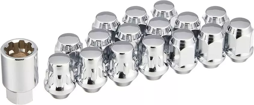 MUGEN Колесная гайка-фиксатор для 4H [Mugen] и (Серебряный) 08181-M07-K0S0-S серебряный