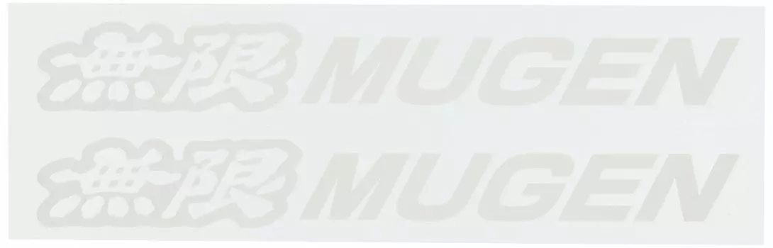 MUGEN Sticker A White [Size L] 90000-YZ5-310A-W4