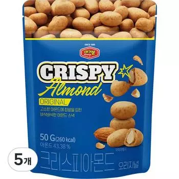 Mugerbone Crispy Almond Original, 50 г, 5 шт., корейские орехи