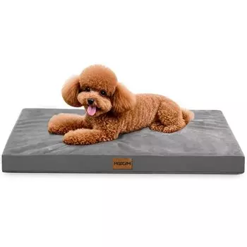 MUGIM Pet для лета и собак, кошек, домашних животных, кровать для собак, которая не порвется даже при высоком уходе за всеми собаками для маленьких, средних и старых собак, подушка M, двухсторонняя темно-серого