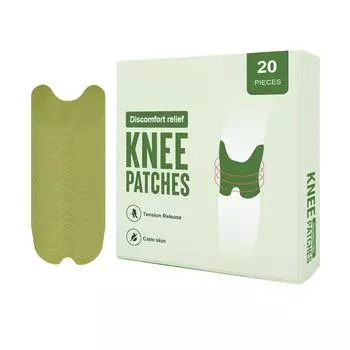 Mugwort And Soothing Knee Patch, Warm Joint Care Patch, Tightness And Discomfort, Heat Patch. One Size зелёный