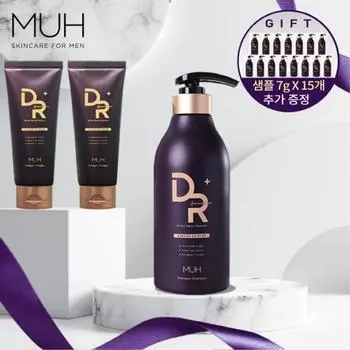 [MUH] DR Plus Derma Шампунь против выпадения волос, набор (500гX1шт., 100гX2шт., 15 образцов)