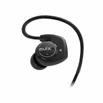 MUIX Dual Sound Earphones IX1000HE Black [ ] Hi-Fi In-Ear IX1000HE-BK