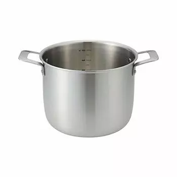 MUJI 82219951 Кастрюля из нержавеющей стали с покрытием для выпечки, трехслойная, двухручная, из алюминия, прибл.. 2,3 галлона (6.0 л), Ширина 13,0 x Высота 6,7 дюймов (33