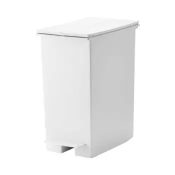 MUJI 83870485 Pedal type dust box filled with recycled polypropylene, large for 45L bag, capacity 35.1L, with double-door lid