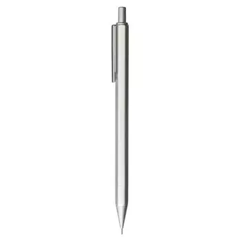 MUJI Алюминиевый шестигранный механический карандаш Диаметр грифеля 18616015 Серебряный 0,5 мм серебряный