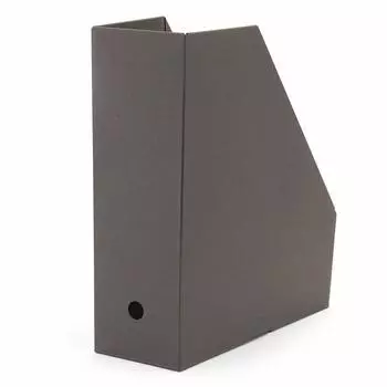 MUJI Cardboard stand file box set of 5 that can be assembled with one A4 dark gray 38708636 touch, size,