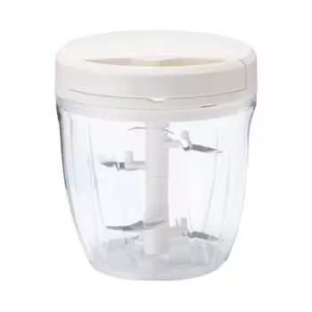 MUJI Chopped Chopper 900mL 44131282 Plastic Stainless Steel White