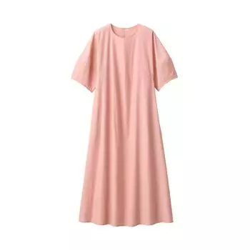 MUJI Cool Broad Pullover Платье с короткими рукавами BC2JBA4S Оранжевая полоса L Женское Женское Женское