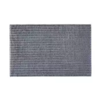 MUJI Cotton Linen Bath Mat M Charcoal Gray 84236181