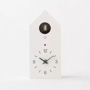 Часы с кукушкой MUJI, Белые, Средние