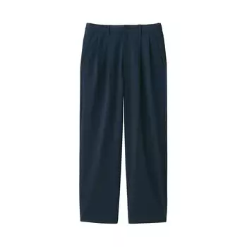 MUJI Easy Tuck Wide Pants AE0XWA4A Темно-синий XL Мужские непромокаемые мужские мужские