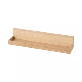 MUJI Furniture tray that can be attached to the wall Width 44 x Depth 10 x Height 8 cm Oak veneer 12939696
