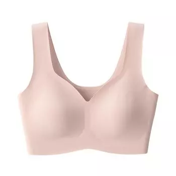 MUJI Half Top Bra FCH55A4S Apricot M Женский Женский Женский абрикосовый