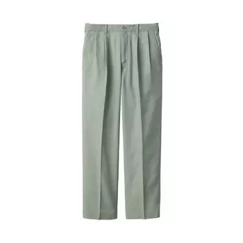 MUJI Hemp Blend Tuck Прямые брюки AE0X2A4S Светло-зеленый XL Мужские Мужские Мужские светло-зеленый
