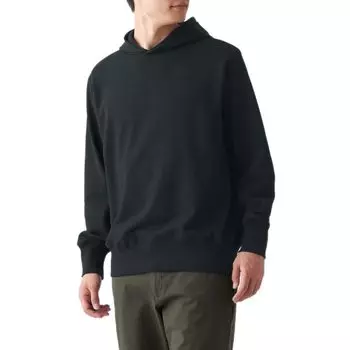 MUJI Hoodie Sweat Pullover Hoodie ABI09A2A Black M Men s чёрный