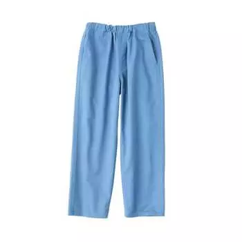 muji kids chino loose fit pants unisex children cb1hea4s saxophone blue kids 110
