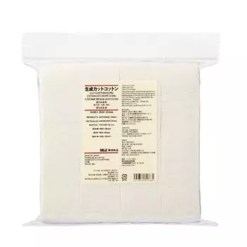 MUJI Косметика для лица Мягкий отрез хлопка Неотбеленный 60x50 мм 180 шт. (3 варианта) 1PCS