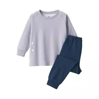 MUJI Крой и пошив комнатного комплекта одежды FEA07A3S Lavender Baby 100 (малыш) лавандовый