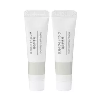 MUJI Лечебная отбеливающая зубная паста 10 г x 2 флакона OAM38A3S