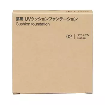 MUJI Medicated UV Cushion Foundation SPF40 PA++++ Natural 14g 83916190