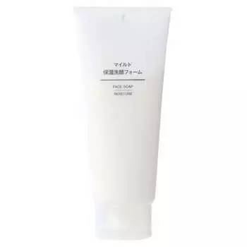 MUJI Mild Moisturizing Facial Cleansing Foam (Large Capacity) 200g (x 1)