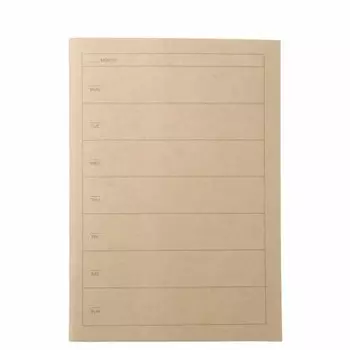 MUJI Planner (Weekly Planner A5 size)