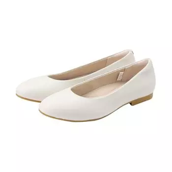 MUJI Плоские туфли кожаные Плоские туфли EJA07A3A Off White см женские анти-усталость женские 22.5