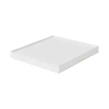 MUJI Polypropylene File Box Standard Lid with Casters, White Gray 44902868