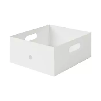 MUJI Polypropylene File Box Standard White Gray Width 25 x Depth 32 x Height 12cm 44902882 1/2 Approx.