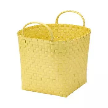 MUJI Polypropylene Packing Band Basket Medium Yellow KG0V1A3A Hand-woven жёлтый