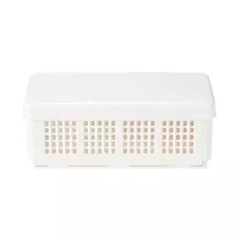 MUJI Polypropylene Sandwich Case/Polypropylene Foldable Sandwich Case Off White Approx. 19 x 10.5 x 7cm MDC62A1S
