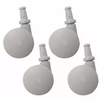 MUJI Polypropylene Storage Case Casters (V) Set of 4 15523788 Transparent Approx. Width 3.5 x Depth 3.5 x Height 6 cm