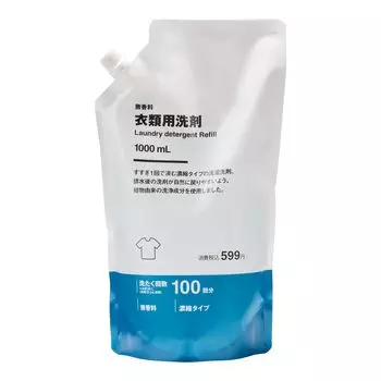 MUJI Сменный блок для стирки белья 1000 мл 84419010