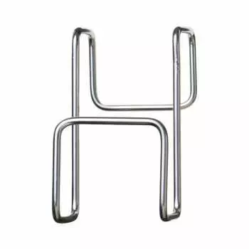 MUJI Stainless Steel Door Hook Width 3.5 x Depth 6 x Height 6cm 38755593 Silver