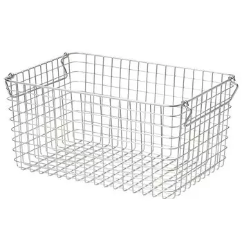 MUJI Stainless Steel Wire Basket 4 Width 37 x Depth 26 x Height 18cm 44831496 Approx.