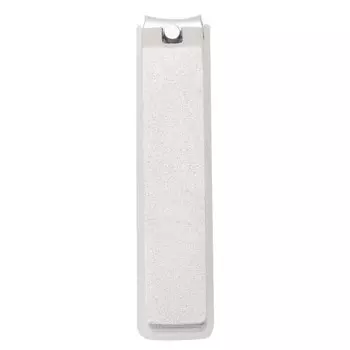 MUJI Стальные кусачки для ногтей Большие с полипропиленовым чехлом 15822690 1 шт. Металл Белый