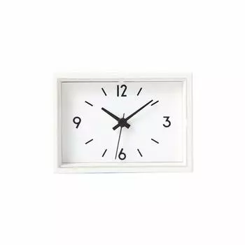 MUJI Station Table Clock 37494312 Small Clock/Mini (with magnet)/White белый